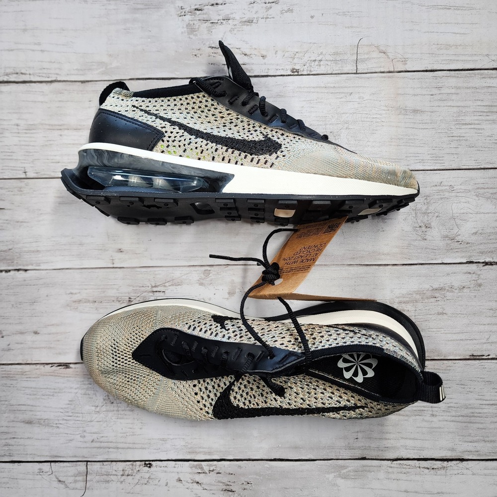 Sz 10 WMNS(Men 8.5) Nike Air Max Flyknit Racer Sesame FD2285 200 No Lid